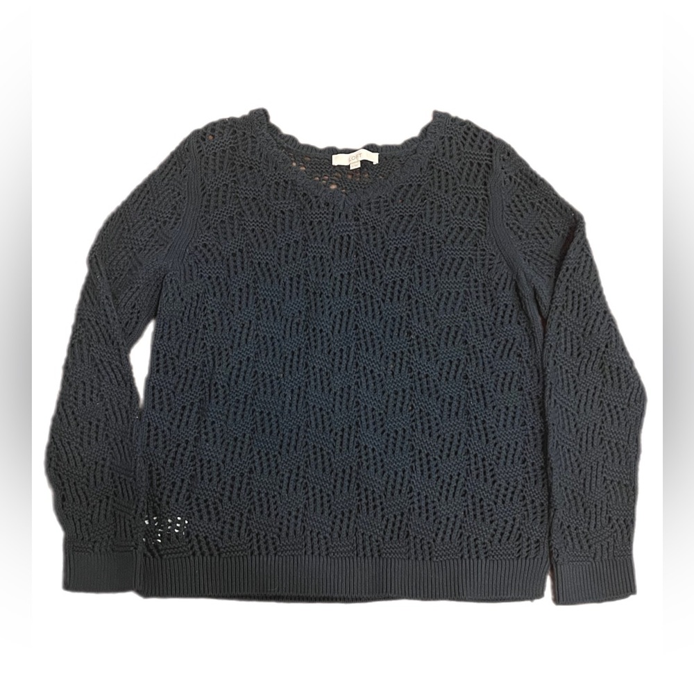 EUC LOFT Lady’s Navy Blue Sweater